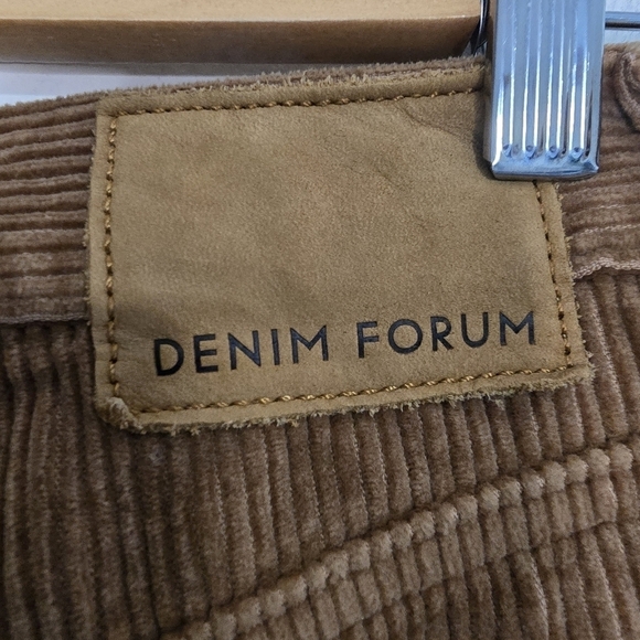 Aritzia Denim Forum the joni high rise Loose Corduroy Pants Brown Fall Slouchy - Picture 9 of 13
